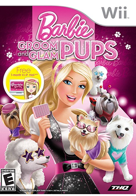 WII BARBIE: GROOM AND GLAM PUPS