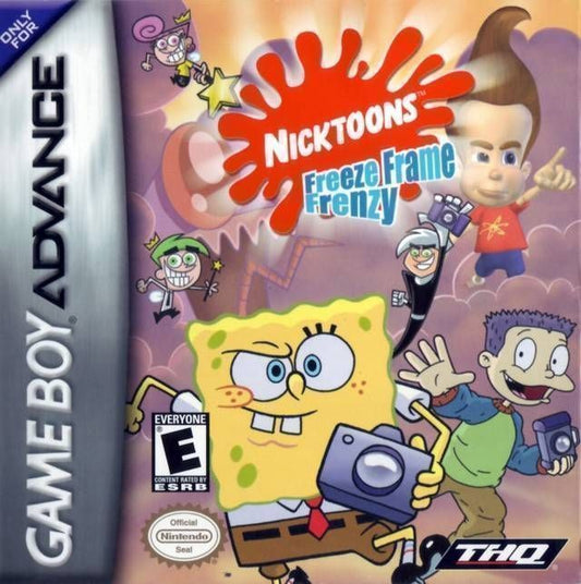 GBA NICKTOONS FREEZE FRAME FRENZY