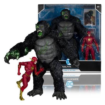 DC MULTIVERSE TITANO VS THE FLASH OVERSIZED FIGURE