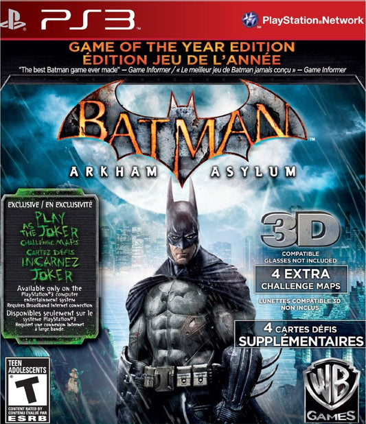 PS3 BATMAN ARKHAM ASYLUM GOTY