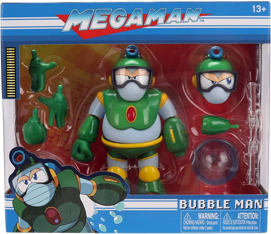 MEGA MAN BUBBLE MAN DELUXE 1:12 ACTION FIG