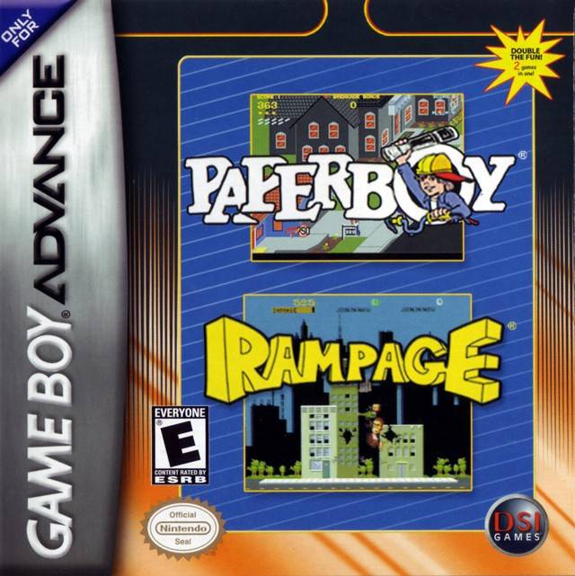 GBA PAPERBOY & RAMPAGE