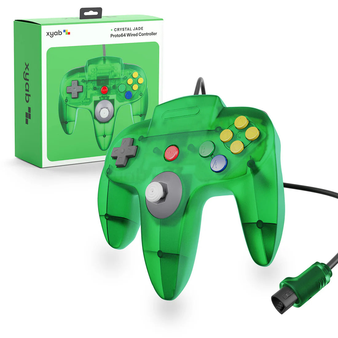 N64 CRYSTAL JADE PROTO64 WIRED CONTROLLER