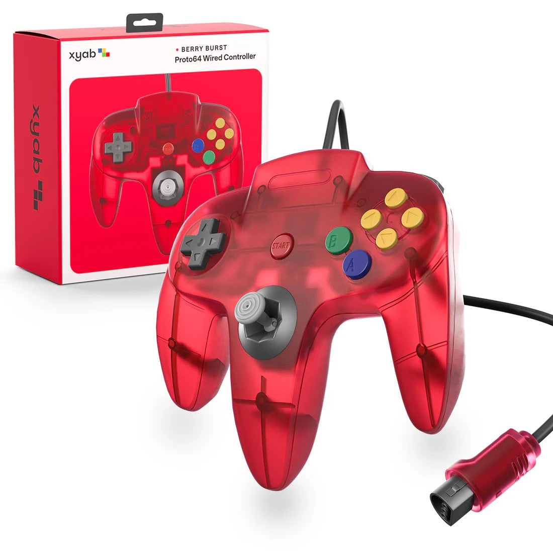 N64 BERRY BURST PROTO64 WIRED CONTROLLER