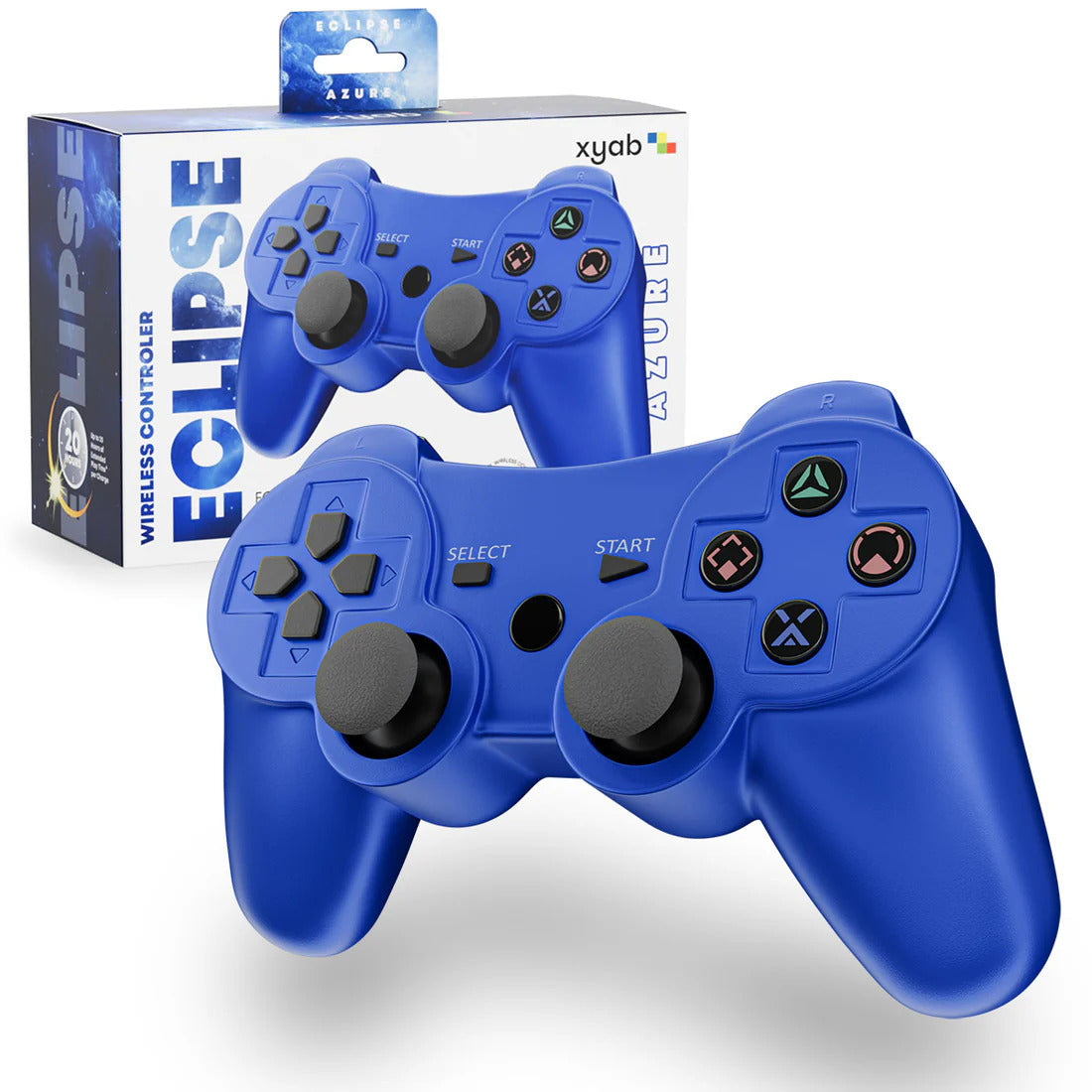 PS3 BLUE ECLIPSE WIRELESS CONTROLLER