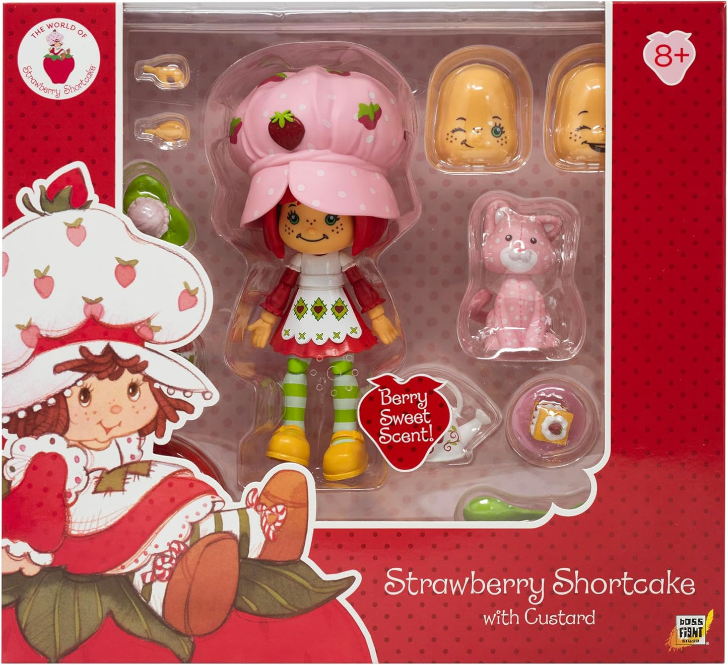 STRAWBERRY SHORTCAKE WITH CUSTARD FIGURE SET