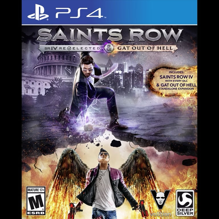 PS4 SAINTS ROW IV REELECTED & GAT OUT OF HELL