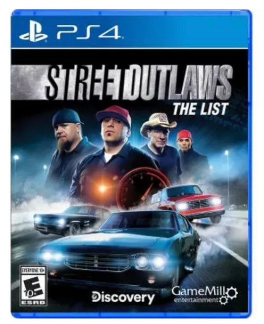 PS4 STREET OUTLAWS: THE LIST