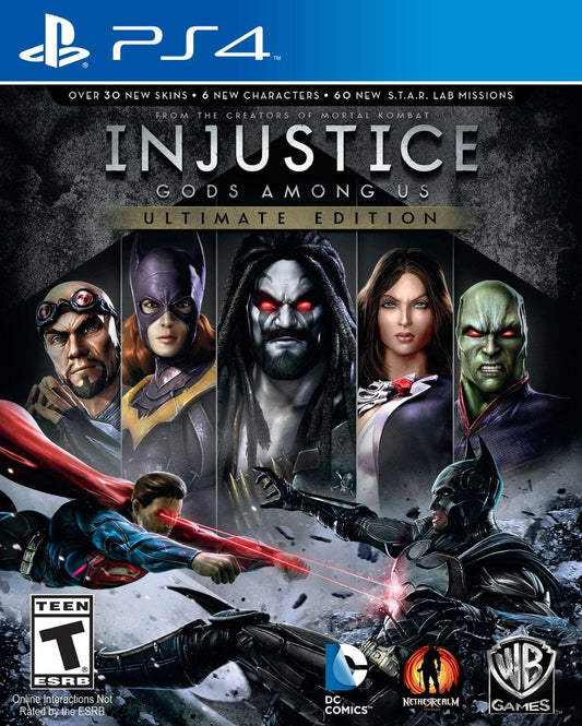PS4 INJUSTICE: GODS AMONG US ULTIMATE EDITION