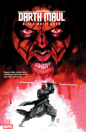 STAR WARS DARTH MAUL BLACK, WHITE, & RED
