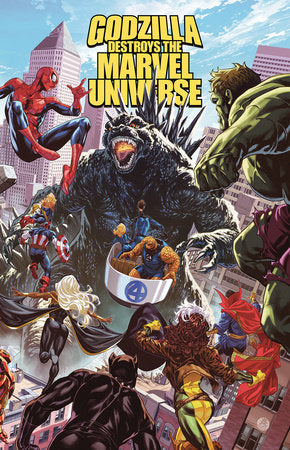 GODZILLA DESTORYS THE MARVEL UNIVERSE