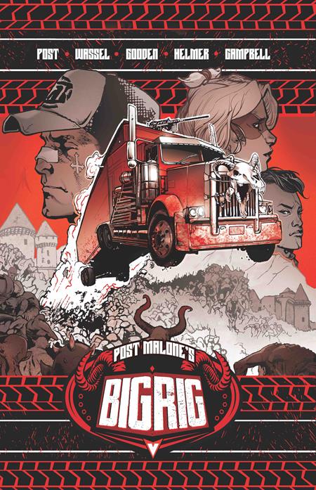 POST MALONE'S BIG RIG VOL 1 DIRECT MARKET EXCLUSIVE COVER TPB