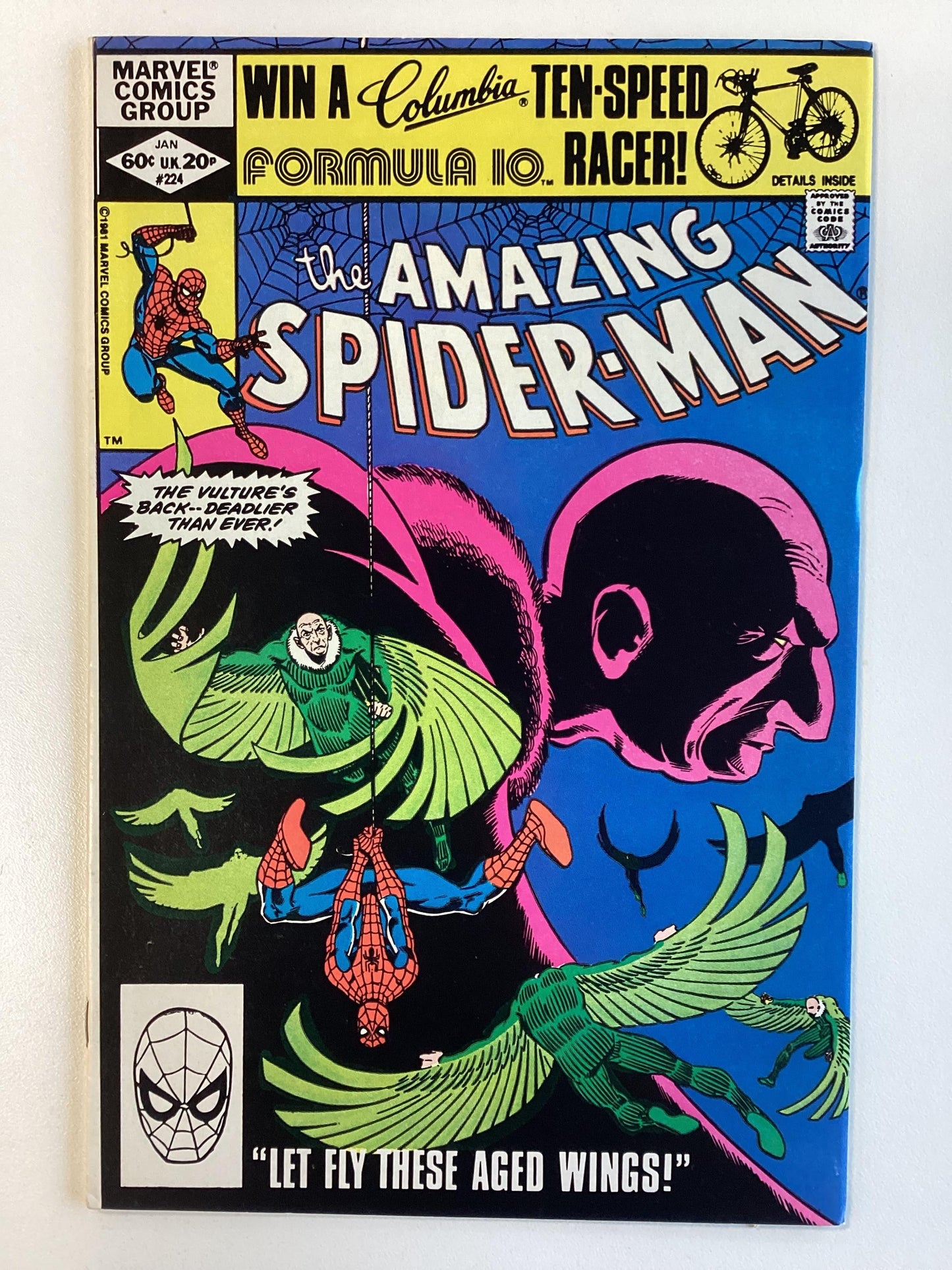 AMAZING SPIDER-MAN (1963) #224 VF 8.0