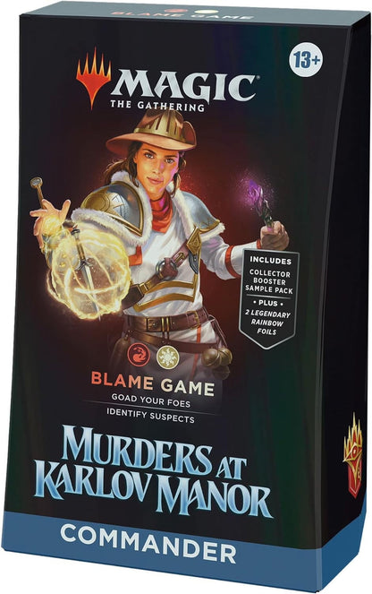 MURDERS AT KARLOV MANOR COMMANDER DECK
