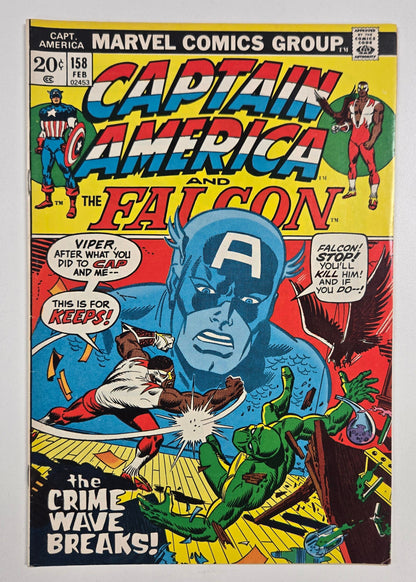 CAPTAIN AMERICA (1968) #158 F/VF