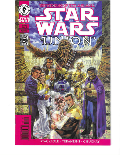 Star Wars: Union the Wedding of Luke and Mara 1-4 LOT