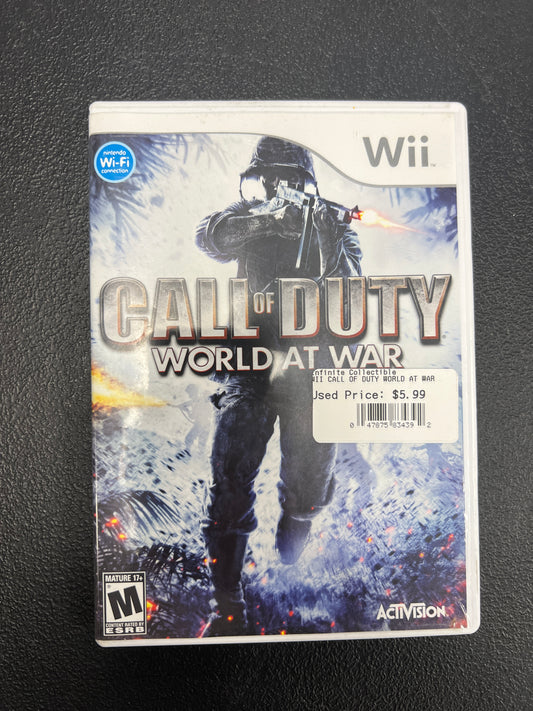 Call of Duty World At War - Nintendo Wii