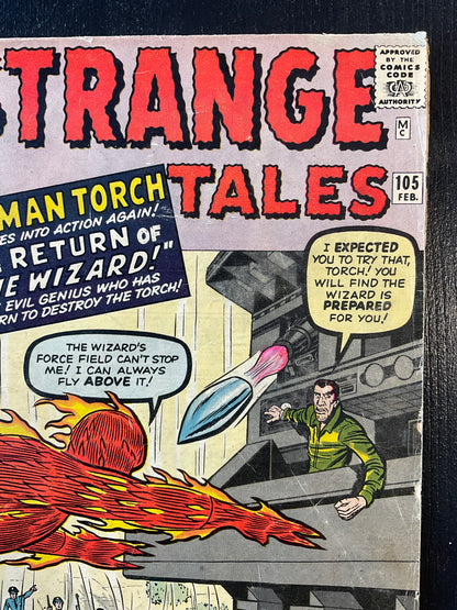STRANGE TALES #105 (1963) G/VG 2.5