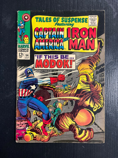 TALES OF SUSPENSE #94 (1967) 5.0 VG/FN 1st MODOK