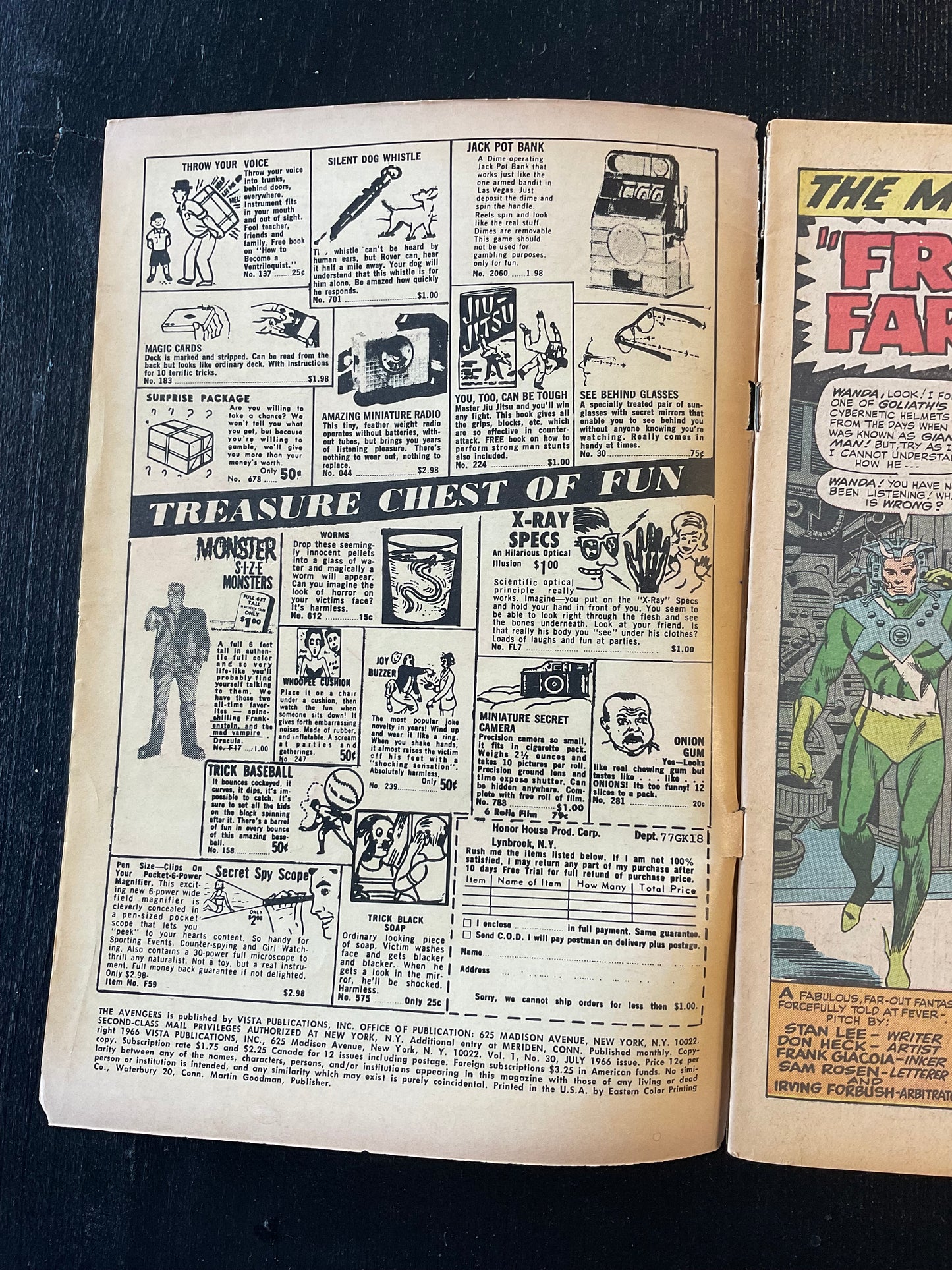 AVENGERS #30 (1966) VG 4.0