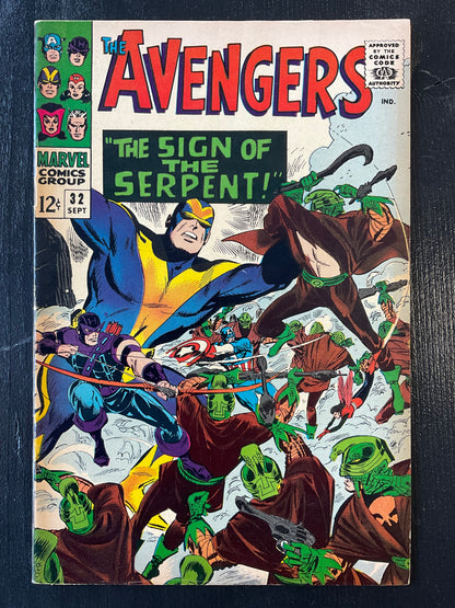 AVENGERS #32 (1966) 5.5 FN-