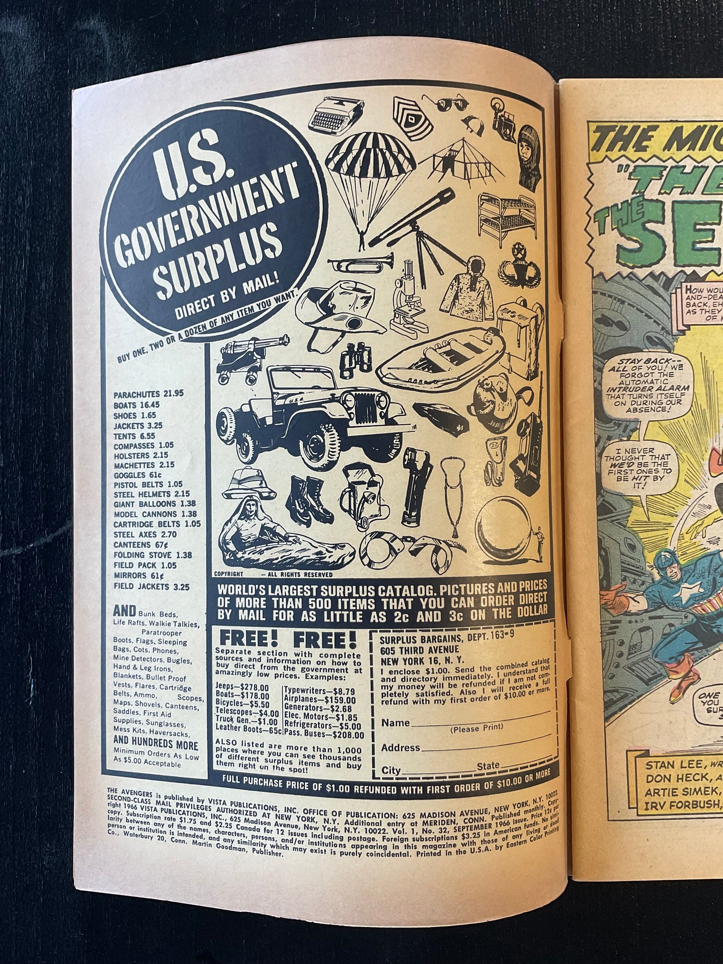 AVENGERS #32 (1966) 5.5 FN-