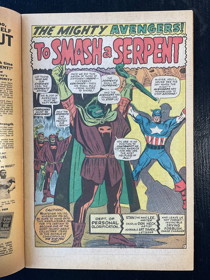 AVENGERS #33 (1966) FN 6.0