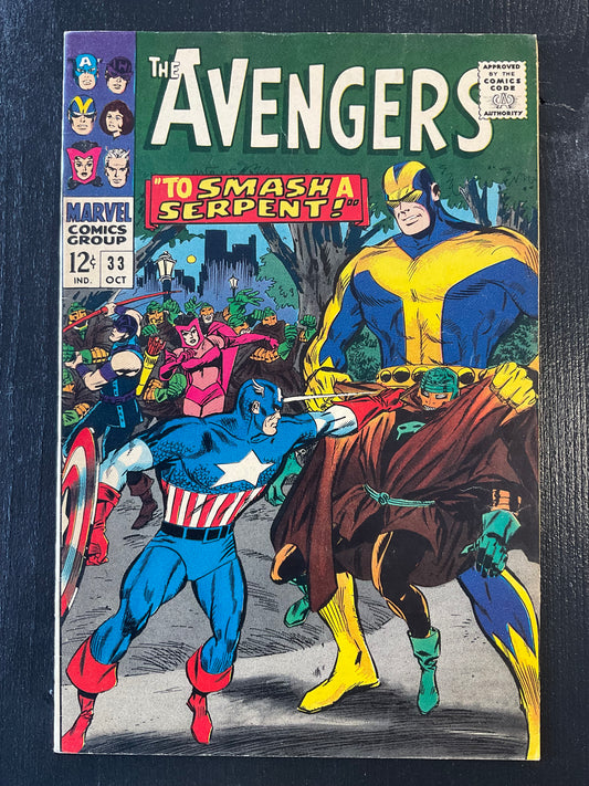 AVENGERS #33 (1966) VF- 7.5