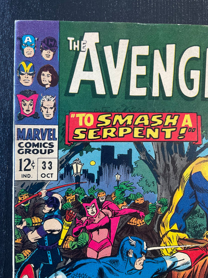 AVENGERS #33 (1966) VF- 7.5