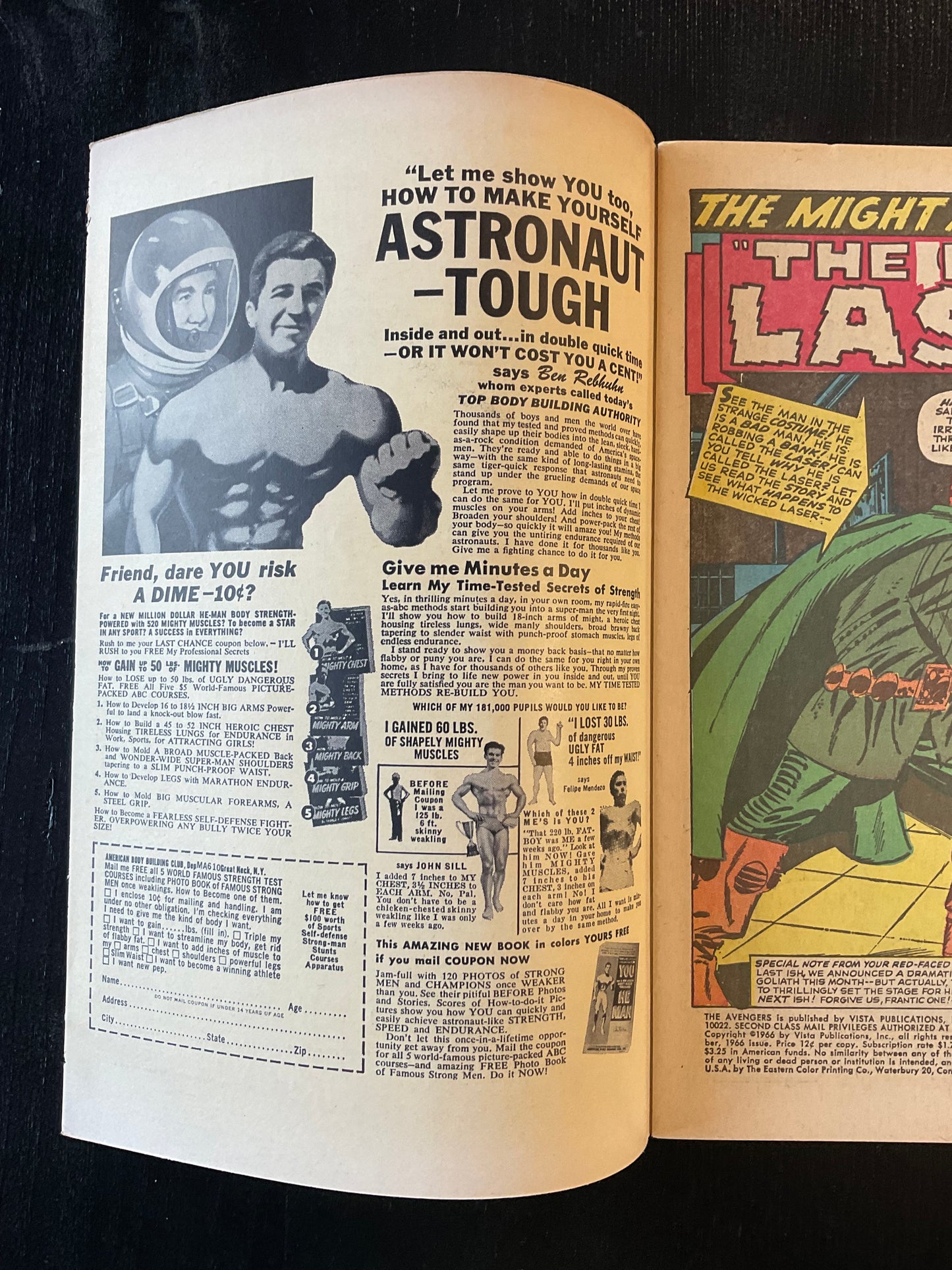 AVENGERS #34 (1966) FN/VF 7.0 1ST LIVING LASER