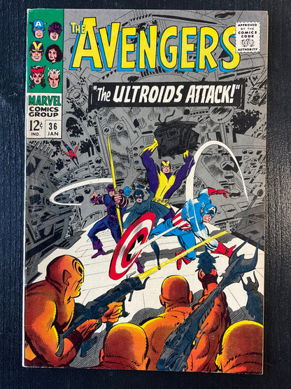 AVENGERS #36 (1966) FN+ 6.5