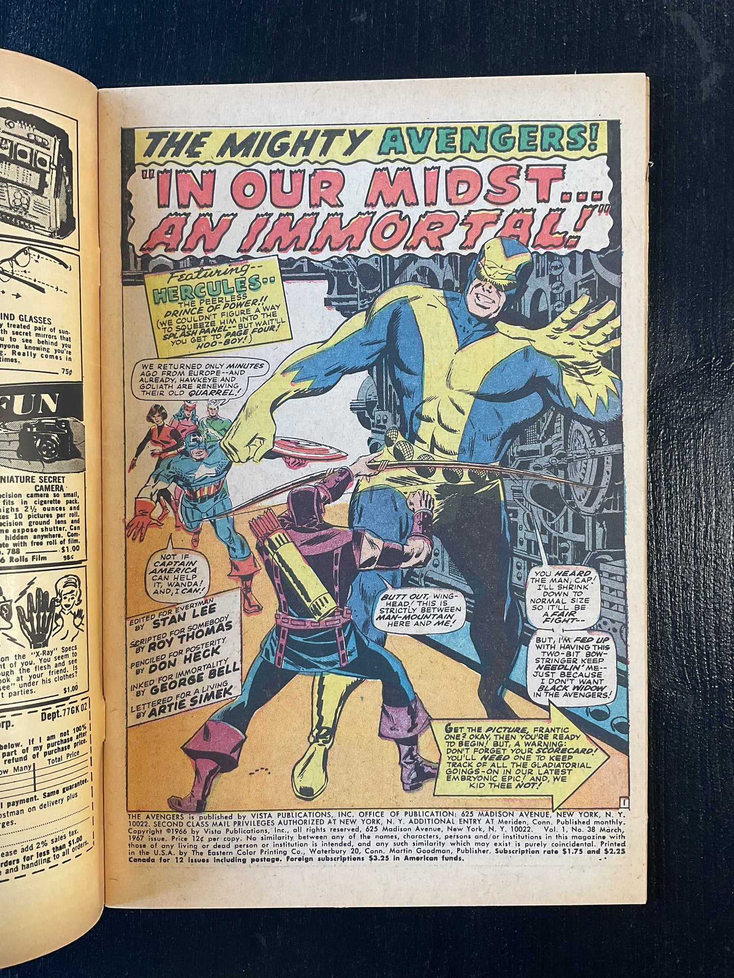 AVENGERS #38 (1967) FN/VF 7.0