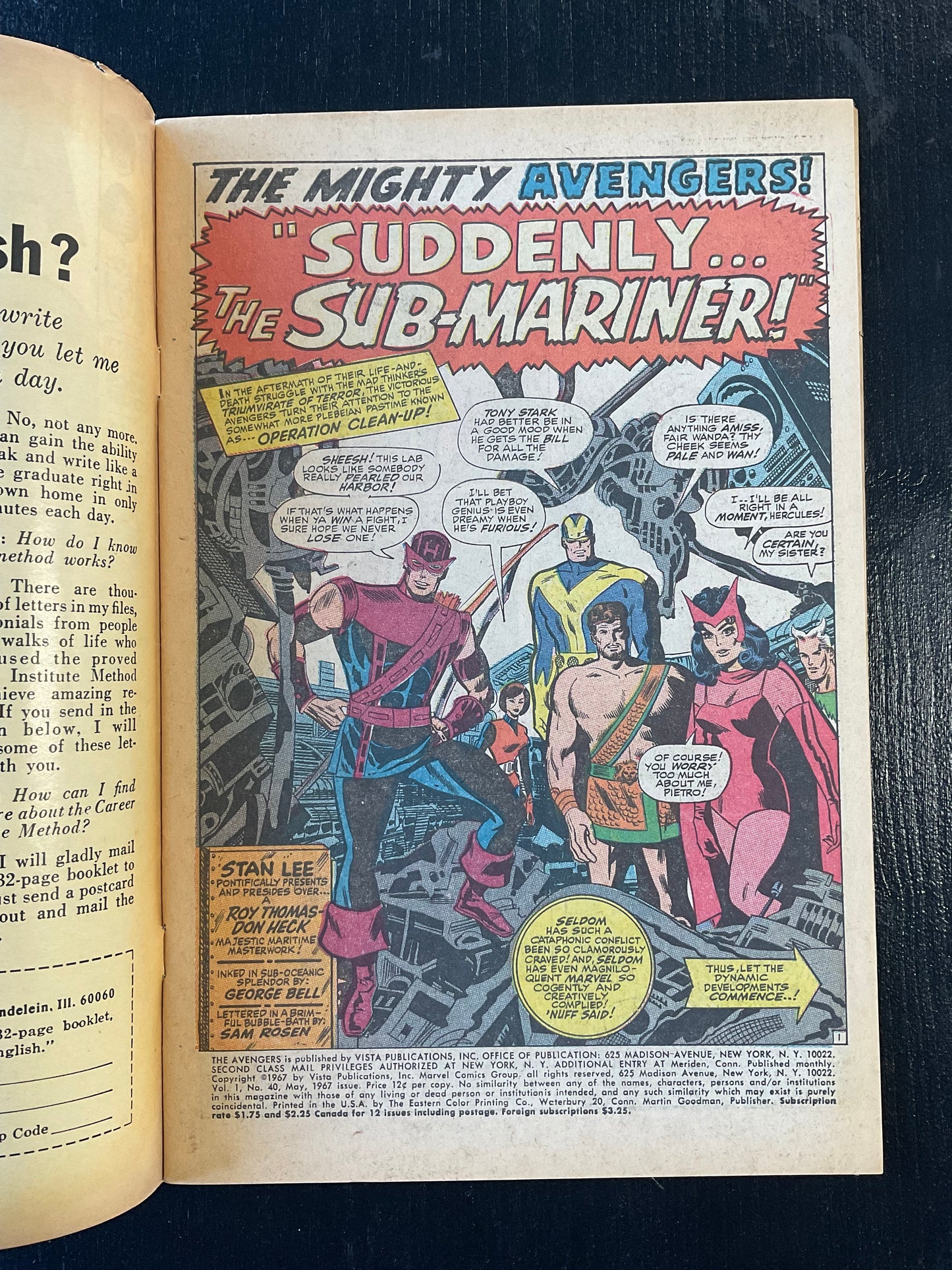 AVENGERS #40 (1967) FN 6.0