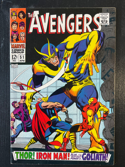 AVENGERS #51 (1968) VF- 7.5