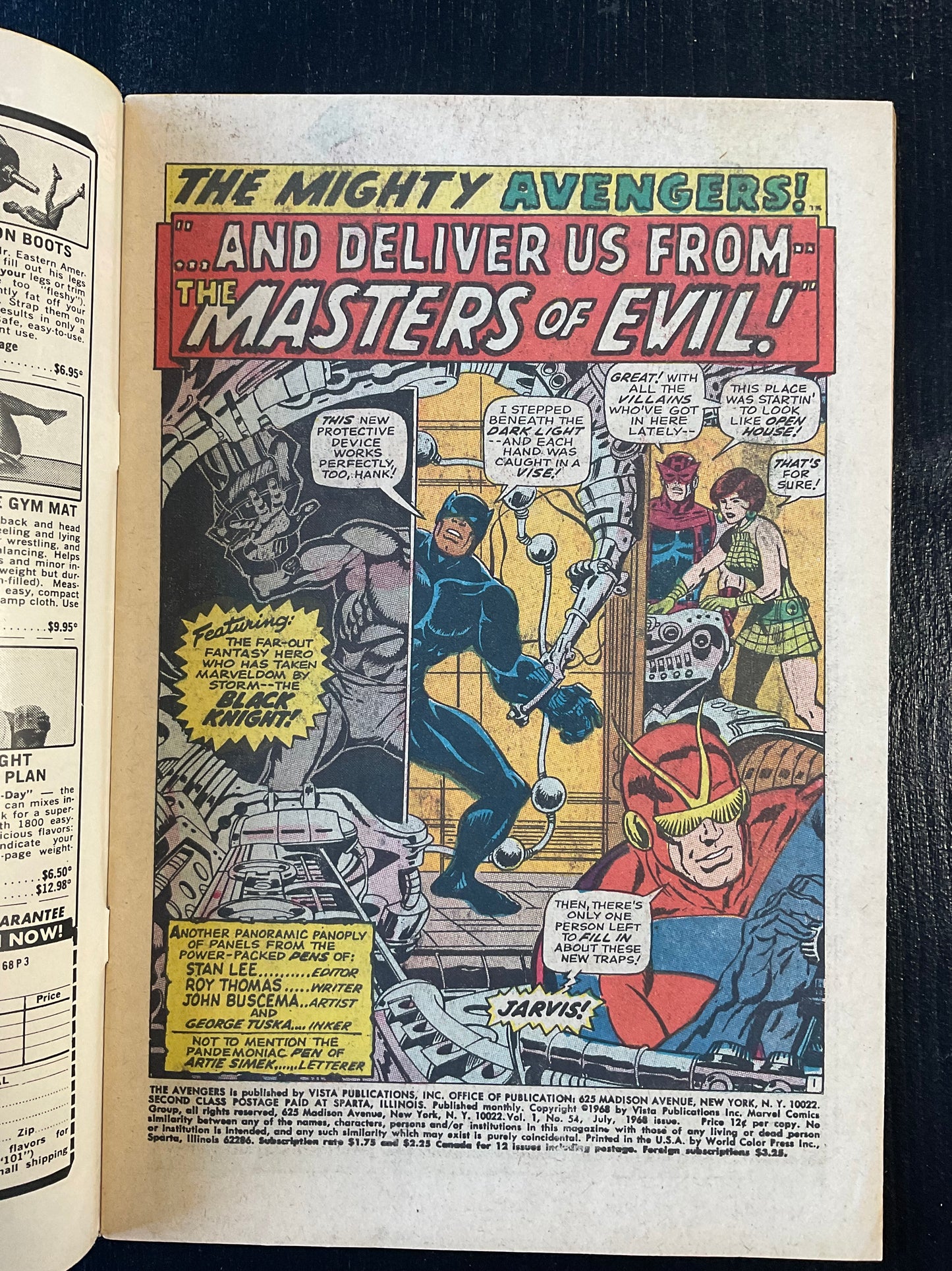 AVENGERS #54 (1968) FN 6.0 1ST ULTRON CAMEO