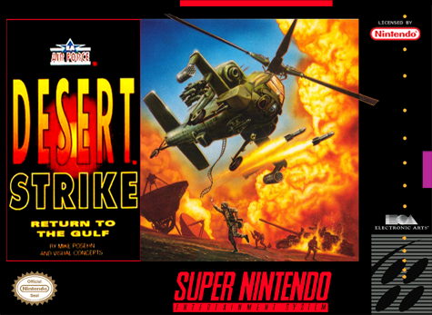 SNES DESERT STRIKE: RETURN TO THE GULF