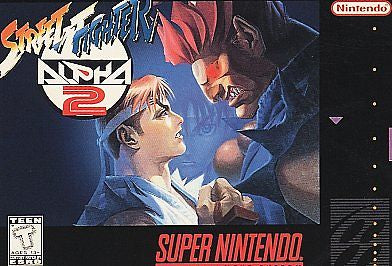 SNES STREET FIGHTER ALPHA 2 - LOOSE