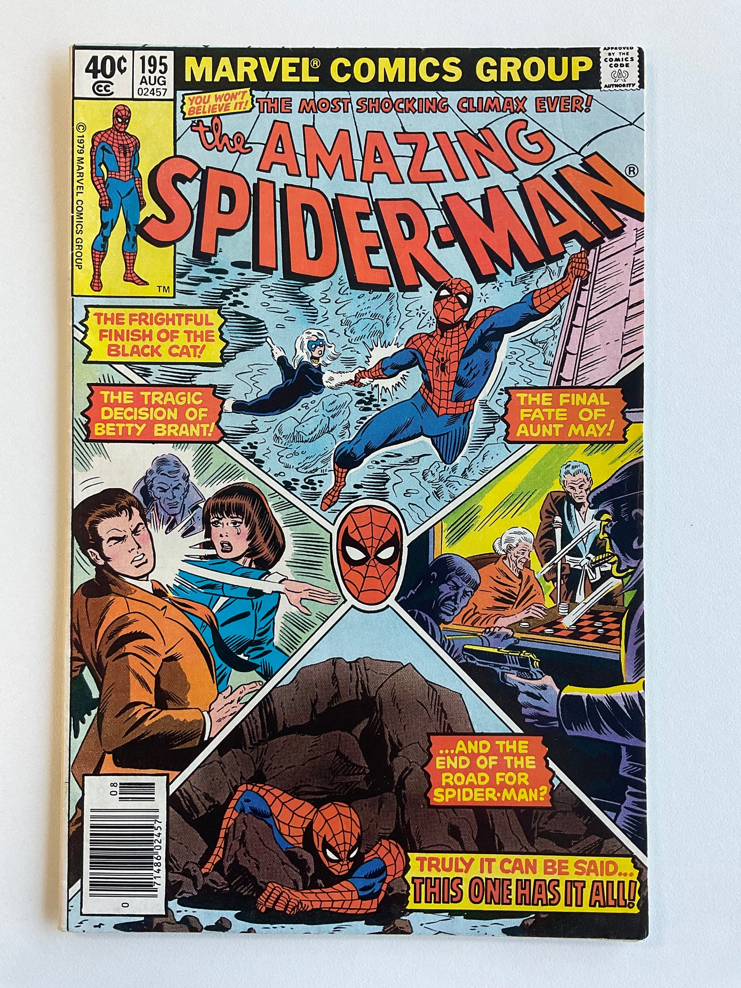 AMAZING SPIDER-MAN (1963) #195 FN/FN+