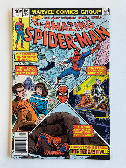 AMAZING SPIDER-MAN (1963) #195 FN/FN+