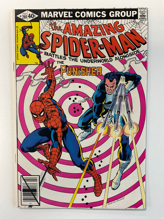 AMAZING SPIDER-MAN (1963) #201 VF- 7.5 PUNISHER