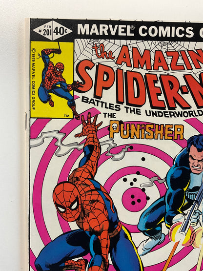 AMAZING SPIDER-MAN (1963) #201 VF- 7.5 PUNISHER