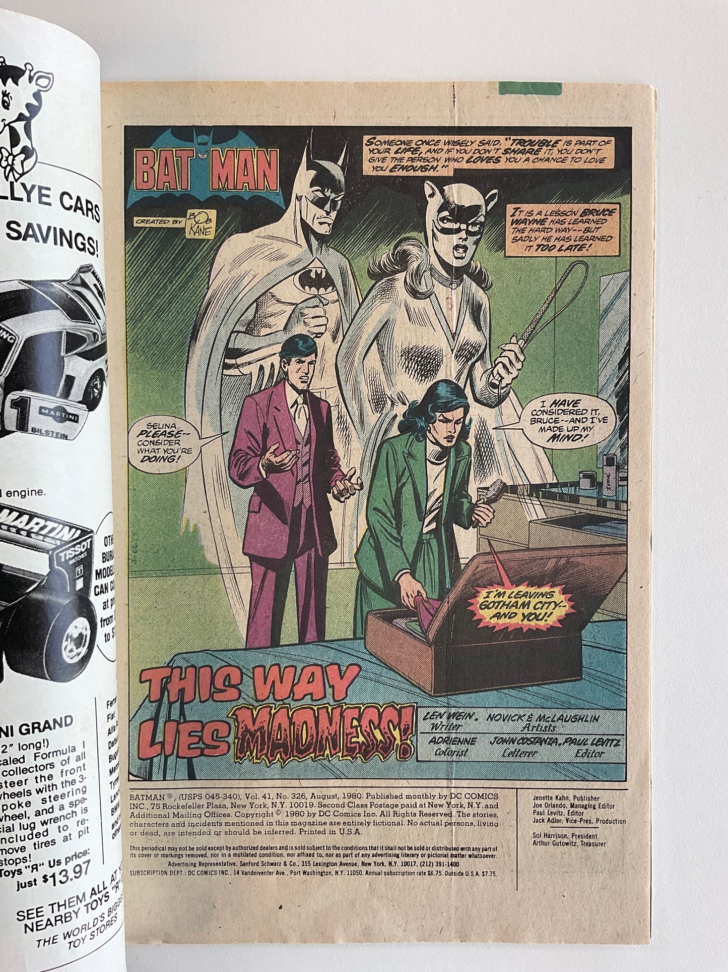 BATMAN (1940) #326 VG/F 5.0