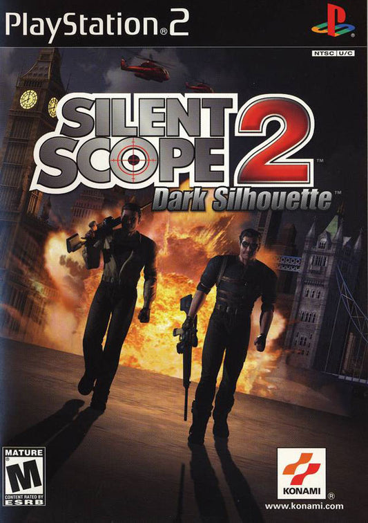 PS2 SILENT SCOPE 2: DARK SILHOUETTE