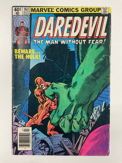 DAREDEVIL (1964) #163 FN- INCREDIBLE HULK APP.