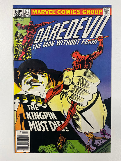 DAREDEVIL (1964) #170 VF- KEY 1ST KINGPIN IN DAREDEVIL