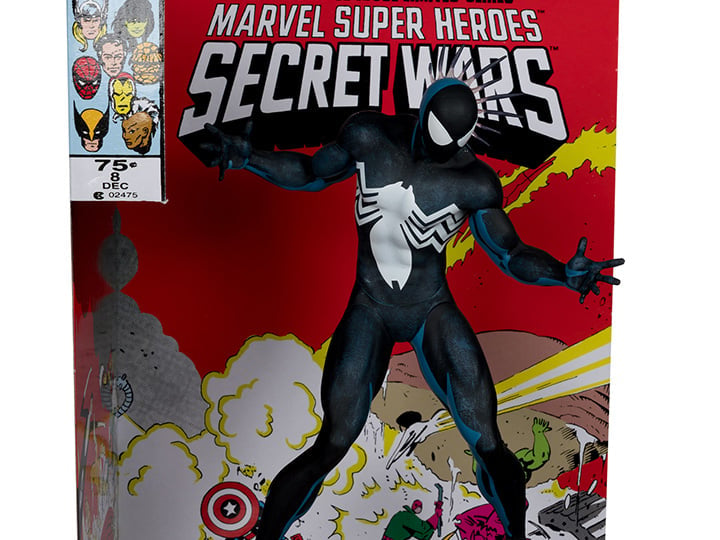 SECRET WARS 8 STATUE SPIDER-MAN