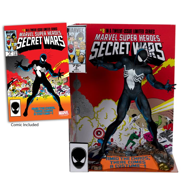 SECRET WARS 8 STATUE SPIDER-MAN