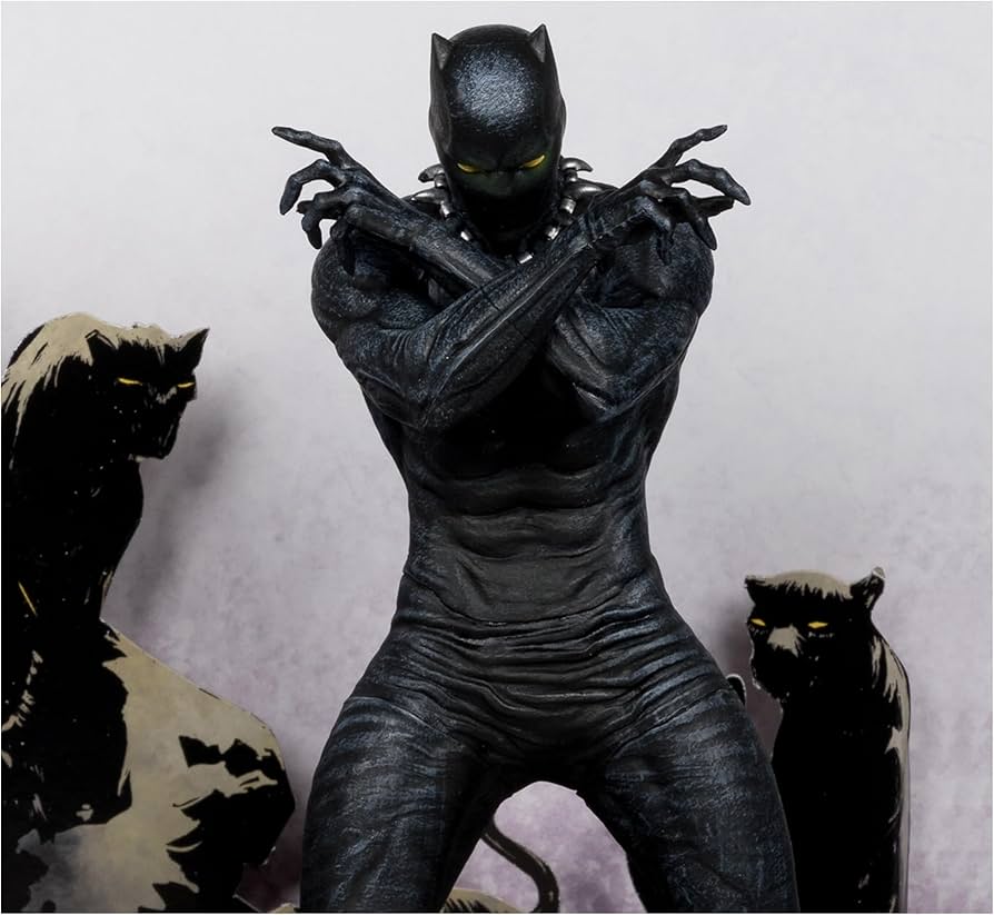 MCFARLANE TOYS MARVEL COLLECTION 1:10TH  BLACK PANTHER (MARVEL KNIGHTS #4)