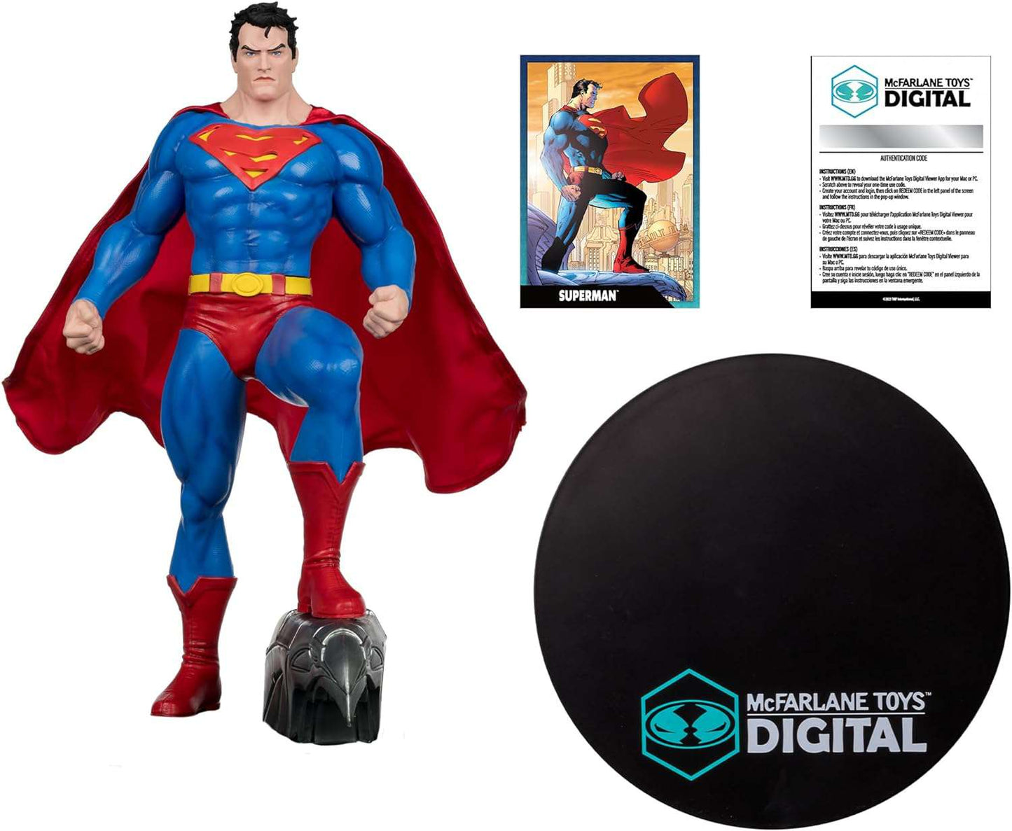MCFARLANE TOYS DC DIRECT 12” SUPERMAN BY JIM LEE