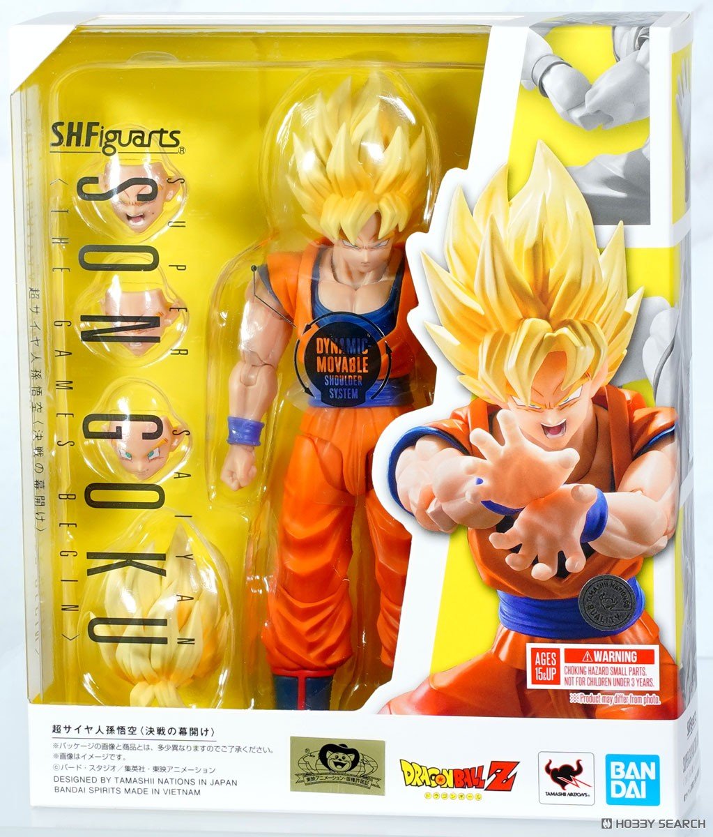 S.H.FIGUARTS SUPER SAIYAN SON GOKU GAMES BEGIN